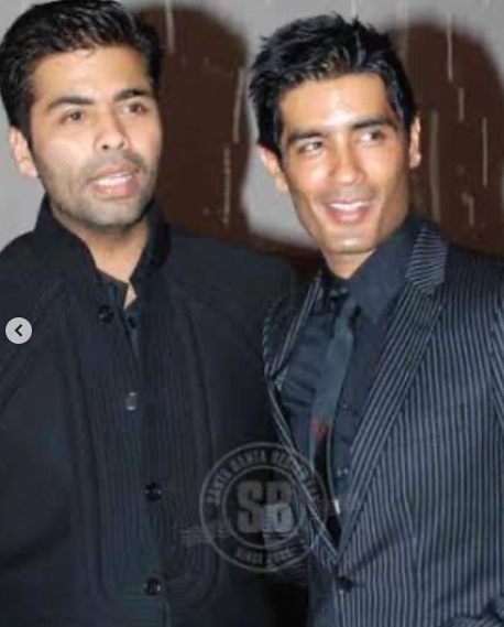 Manish Malhotra and Karan Johar