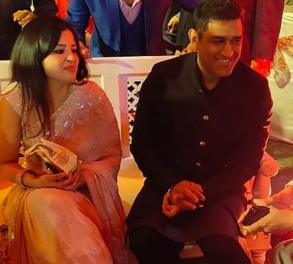 Sakshi Dhoni and MS Dhoni