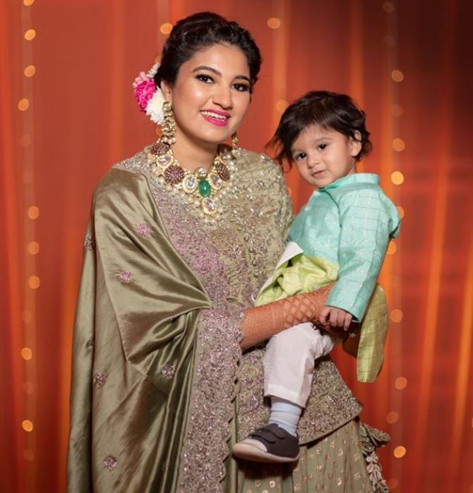 Anam Mirza and Izhaan Mirza Malik