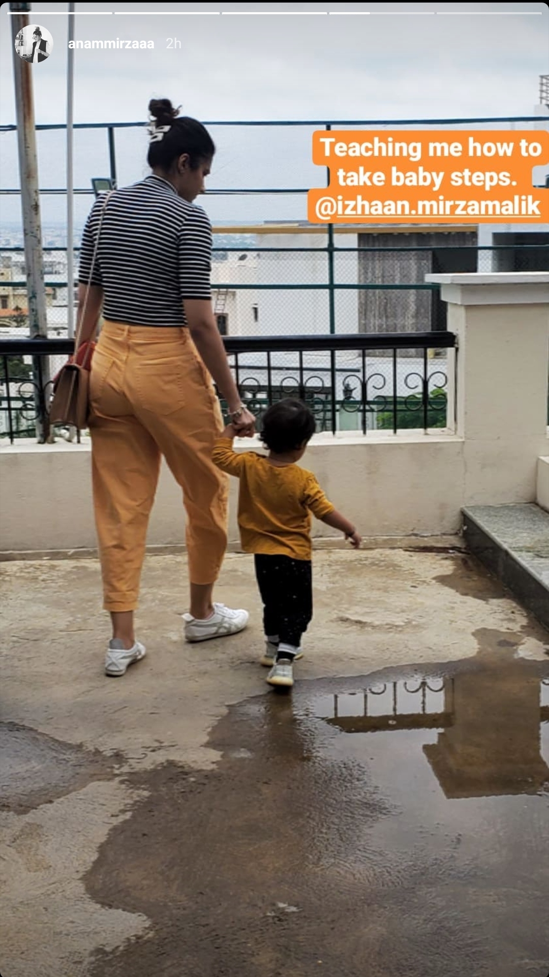 Anam Mirza and Izhaan Mirza Malik