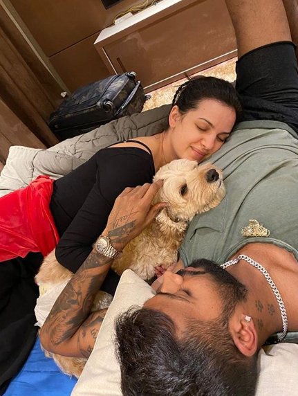 Hardik Pandya and Natasa Stankovic