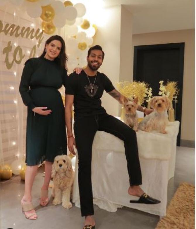 Hardik Pandya and Natasa Stankovic