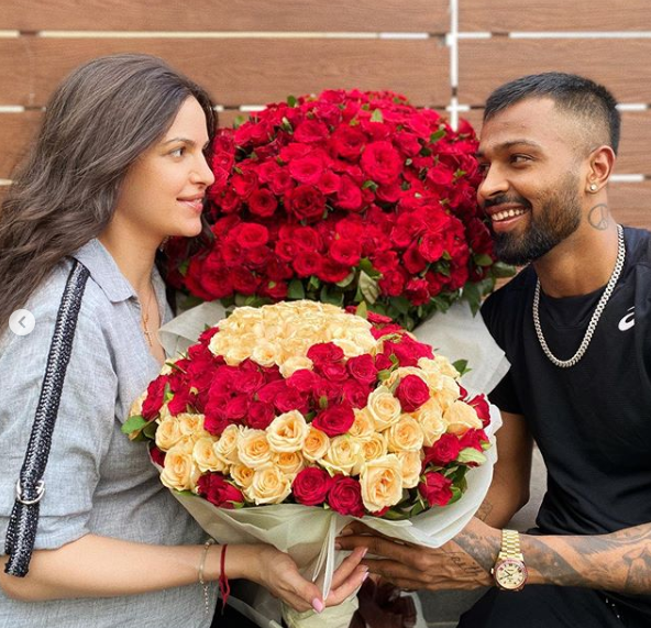 Hardik Pandya and Natasa Stankovic