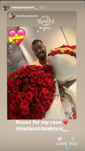 Hardik Pandya and Natasa Stankovic