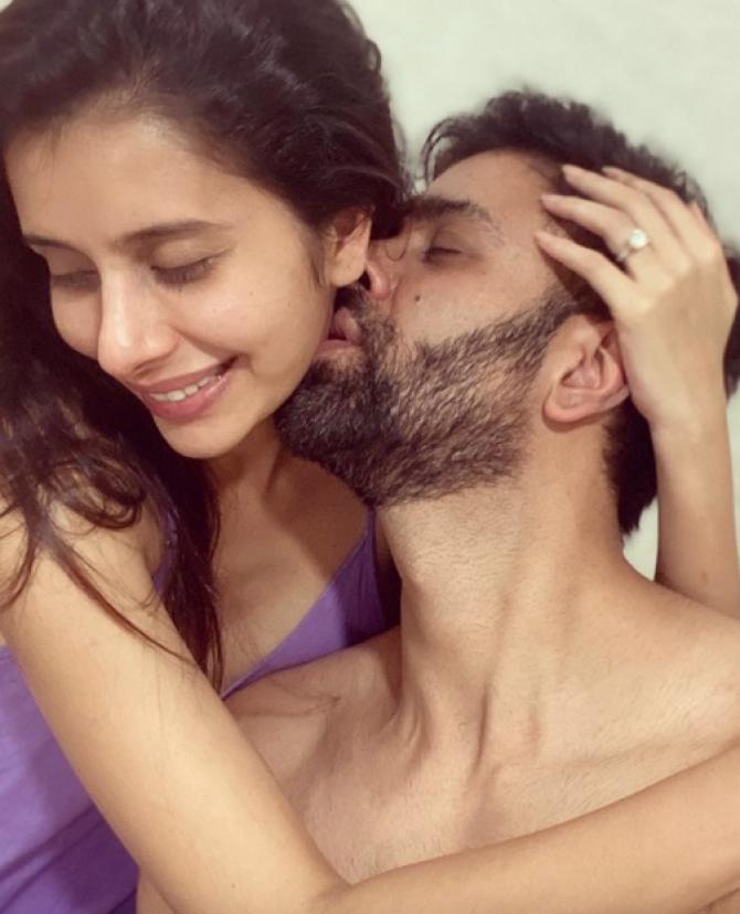 Charu Asopa and Rajeev Sen