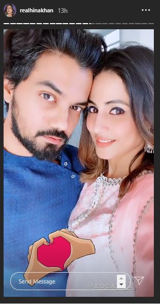 Hina Khan Rocky Jaiswal