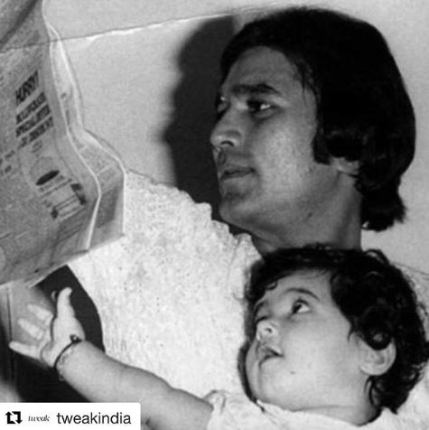 Twinkle Khanna With Rajesh Khanna Childhood