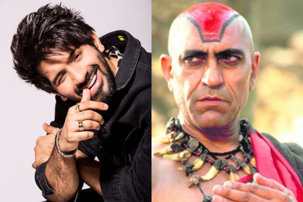 Amrish Puri and Vardhan Puri