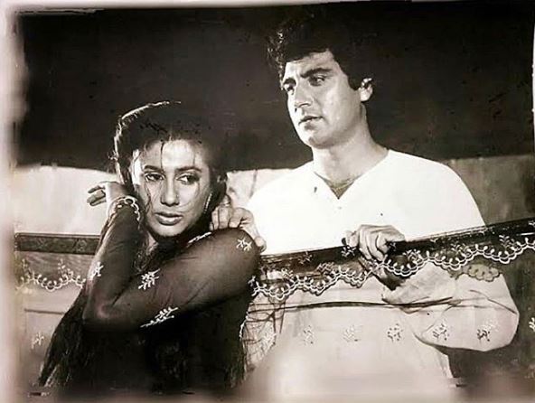 Raj Babbar and Smita Patil