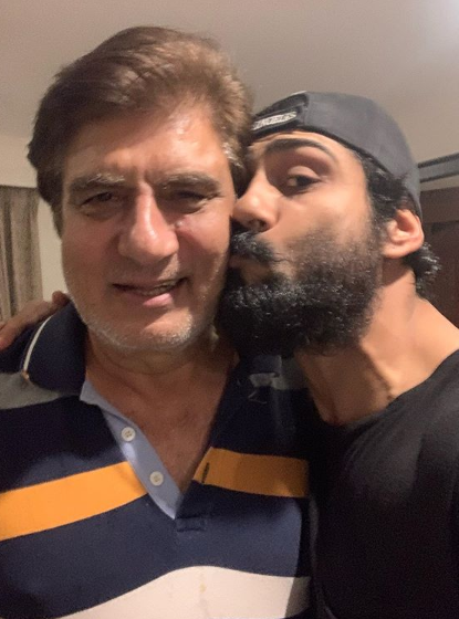 Raj Babbar and Prateik Babbar