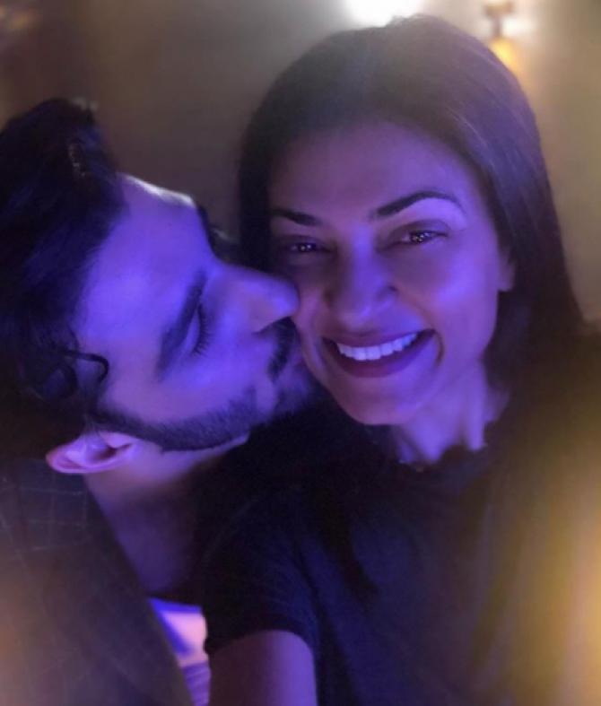 Sushmita Sen and Rohman Shawl
