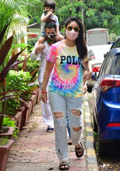 Kareena Kapoor Khan, Saif Ali Khan and Taimur Ali Khan