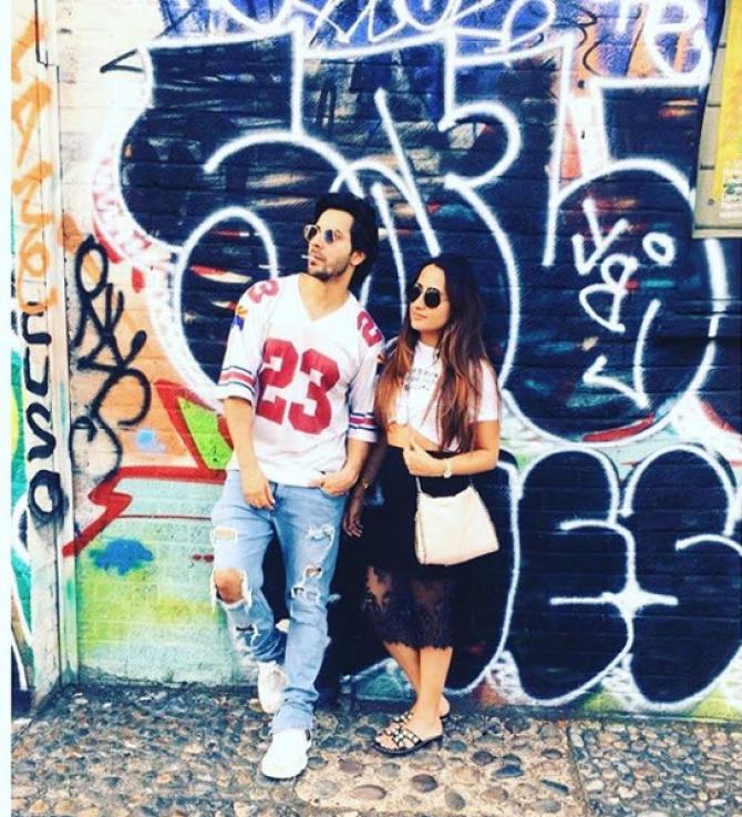 Varun Dhawan and Natasha Dalal