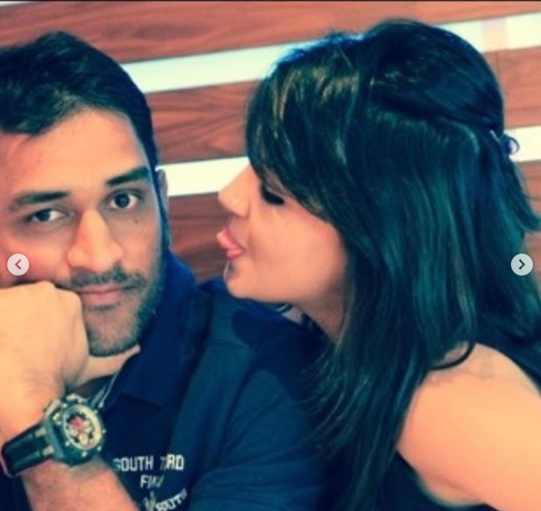 Mahi and Sakshi