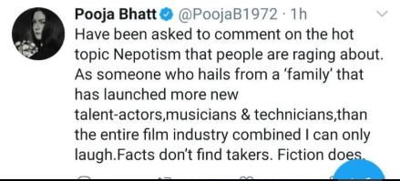 Pooja Bhatt Support Mahesh Bhatt