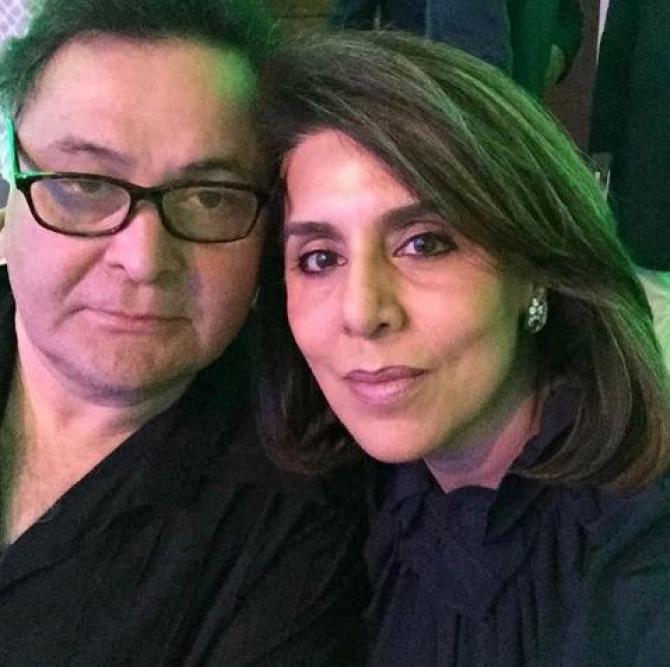 Neetu Kapoor and Rishi Kapoor