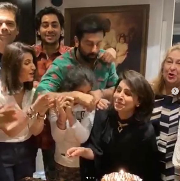 Neetu Kapoor and Riddhima Kapoor