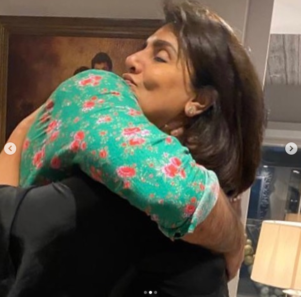 Neetu Kapoor and Ranbir Kapoor