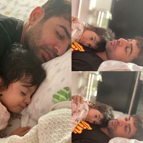 Jay Bhanushali with daughter, Tara