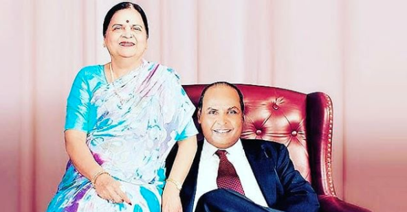 Dhirubhai Ambani and Kokilaben Ambani