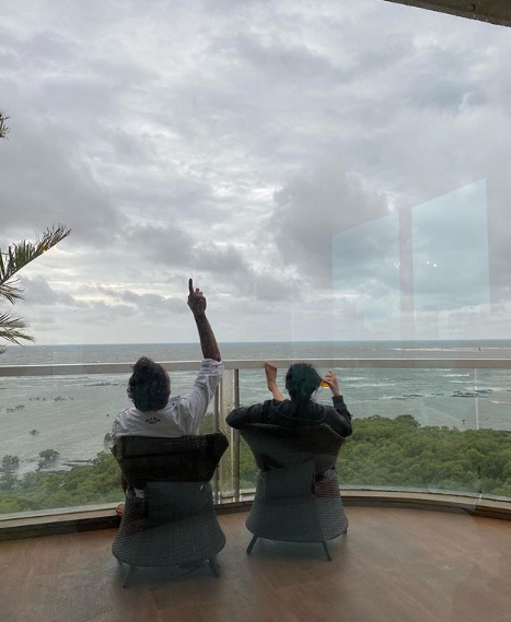 Tiger Shroff and Krishna Shroff 