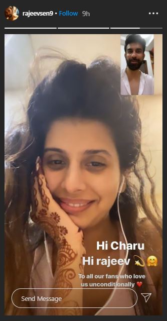 Rajeev Sen and Charu Asopa