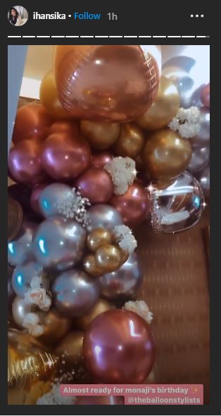 Hansika Motwani Mother Birthday