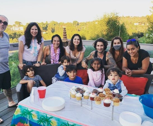 Sunny Leone, Daniel Weber, Nisha Kaur Weber, Asher Singh Weber and Noah Singh Weber