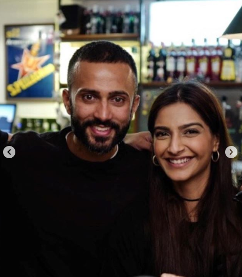 Anand Ahuja and Sonam Kapoor Ahuja