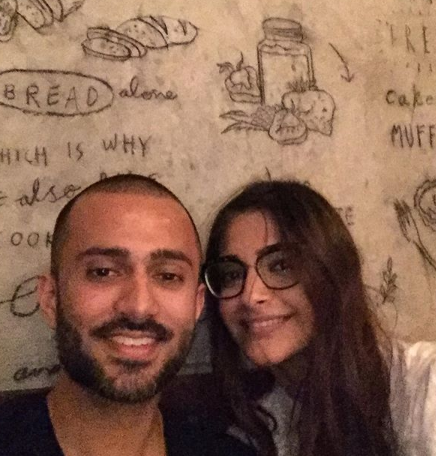 Anand Ahuja and Sonam Kapoor Ahuja