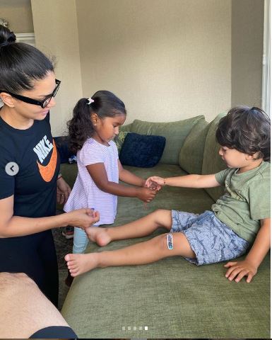 Sunny Leone Kids Raksha Bandhan