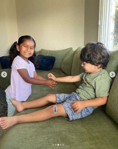Sunny Leone Kids Raksha Bandhan
