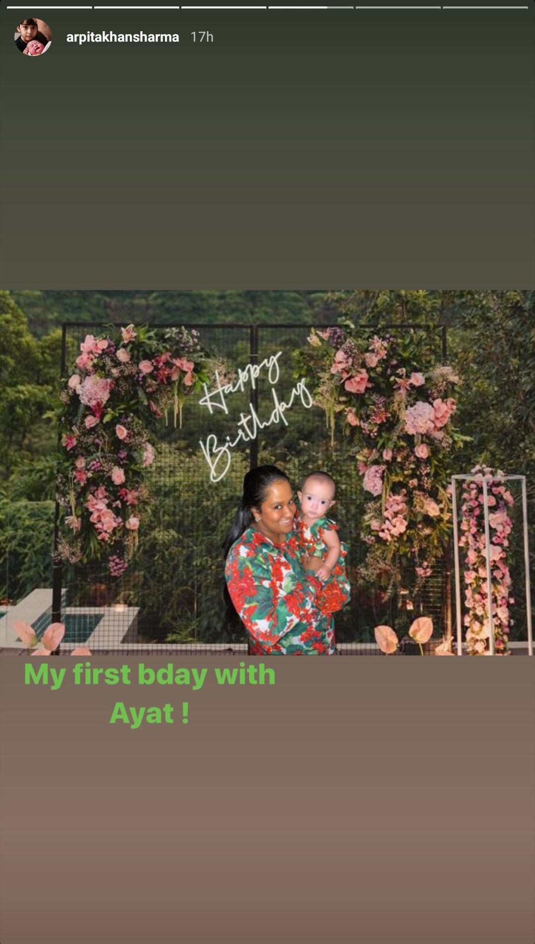 Arpita Khan Sharma and Ayat Sharma