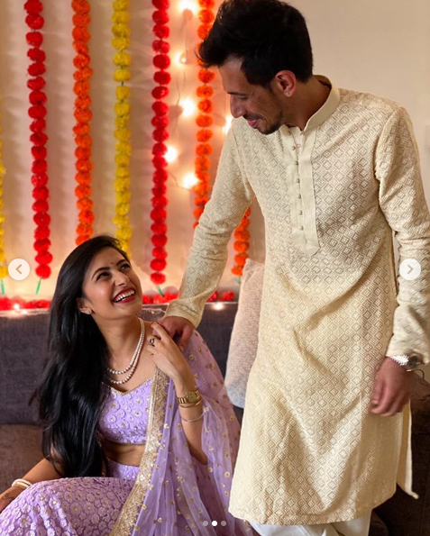 Yuzvendra Chahal and Dhanashree Verma