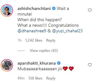 Yuzvendra Chahal and Dhanashree Verma