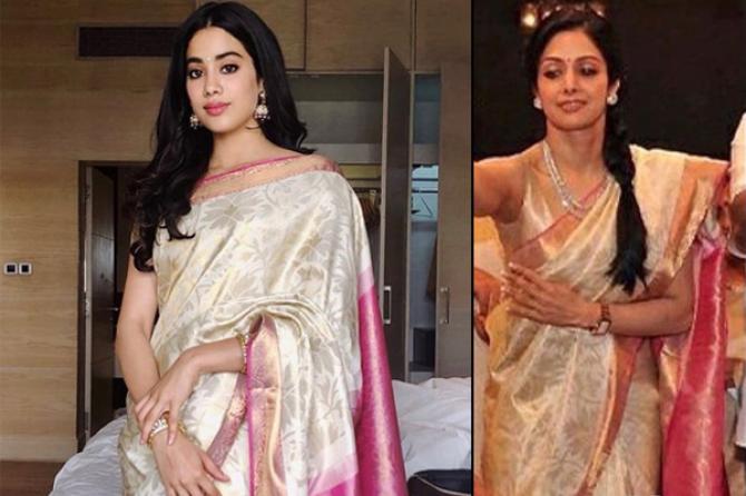 Janhvi Kapoor and Sridevi