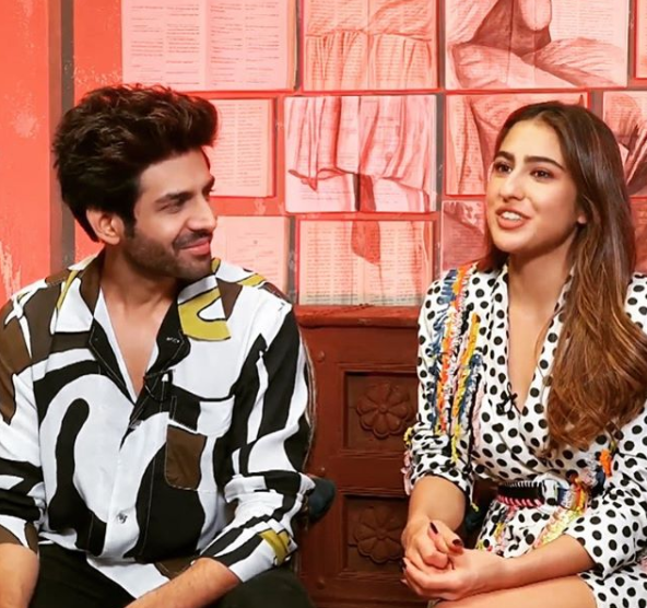 Sara Ali Khan and Kartik Aaryan