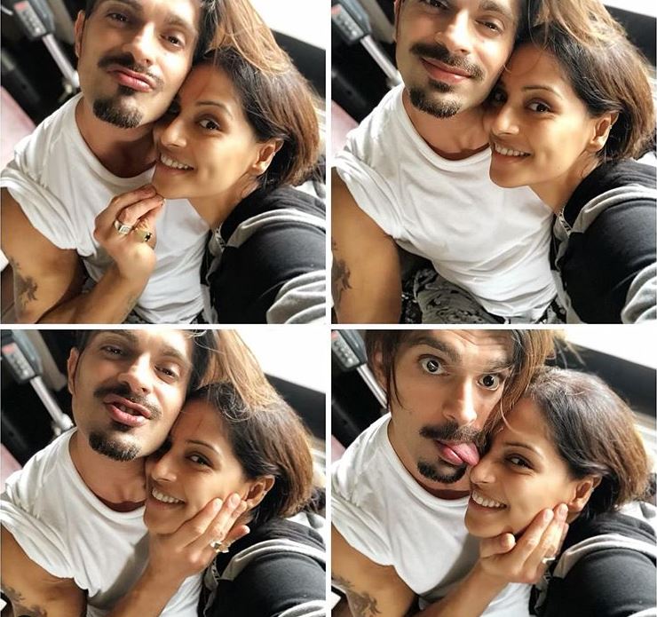 Bipasha Basu Singh Grover and Karan Singh Grover
