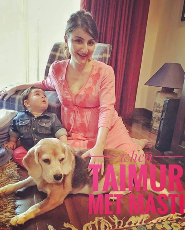 Soha Ali Khan and Taimur Ali Khan