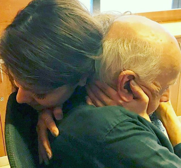 Rhea Chakraborty and Mahesh Bhatt