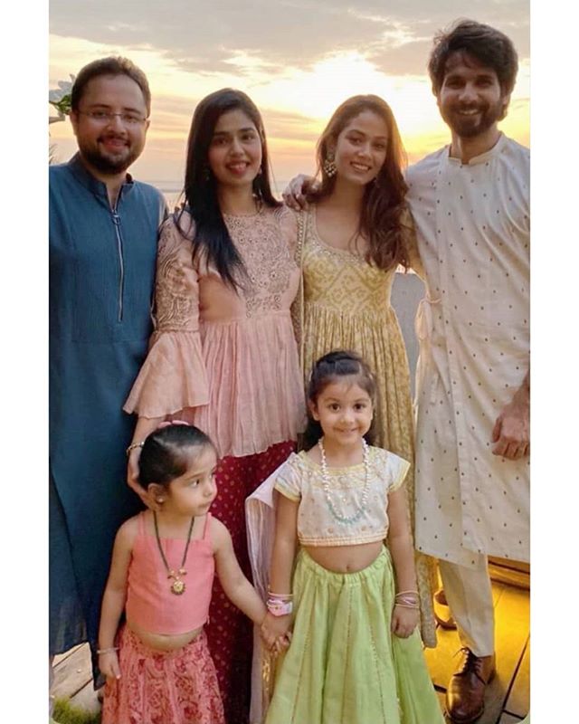 Shahid Kapoor, Mira Rajput Kapoor and Misha Kapoor