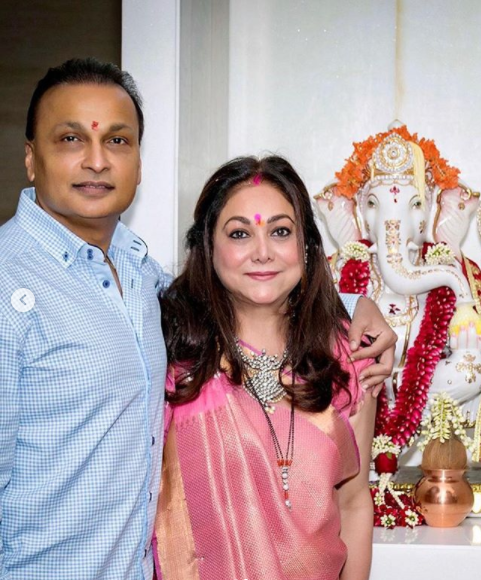 Tina Ambani and Anil Ambani