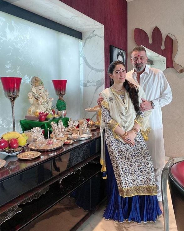 Sanjay Dutt and Maanayata Dutt