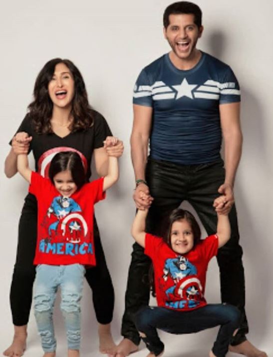 Karanvir Bohra, Teejay Sidhu, Bella and Vienna