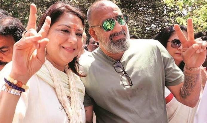 Sanjay Dutt and Priya Dutt
