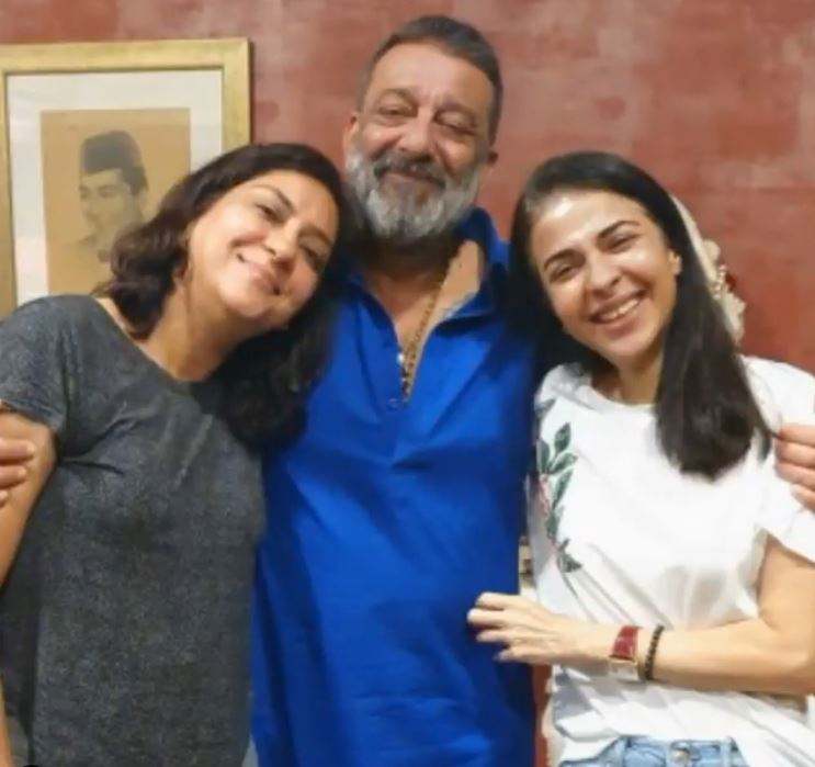 Sanjay Dutt, Priya Dutt and Namrata Dutt