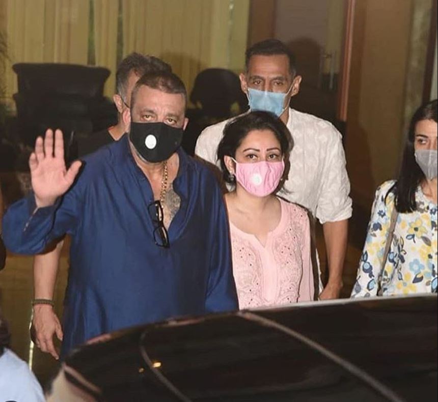 Maanayata Dutt, Sanjay Dutt and Priya Dutt