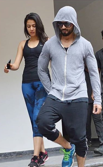 Mira Rajput Kapoor and Shahid Kapoor