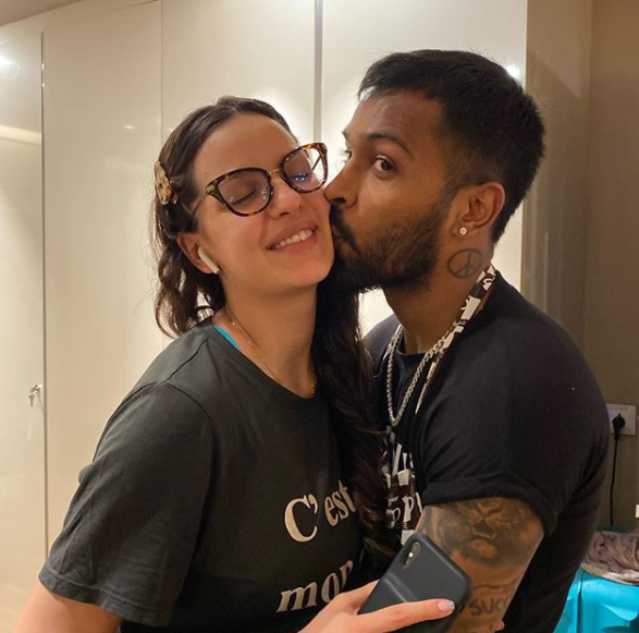 Hardik Pandya and Natasa Stankovic