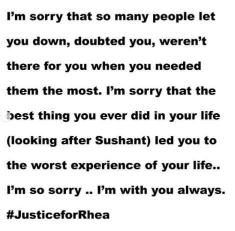 Shibani Supports Rhea